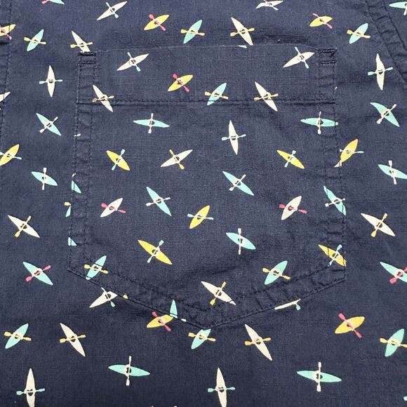 Toad & Co | Men | Fletch Organic Cotton Kayak Ripstop SS Button Up Shirt | Large - Picture 10 of 12